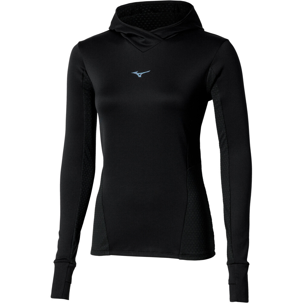 Mizuno camiseta técnica manga larga mujer Active Warm Hdd LS vista frontal