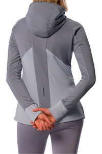 Mizuno camiseta técnica manga larga mujer Active Warm Hybrid FZ Hd LS vista trasera