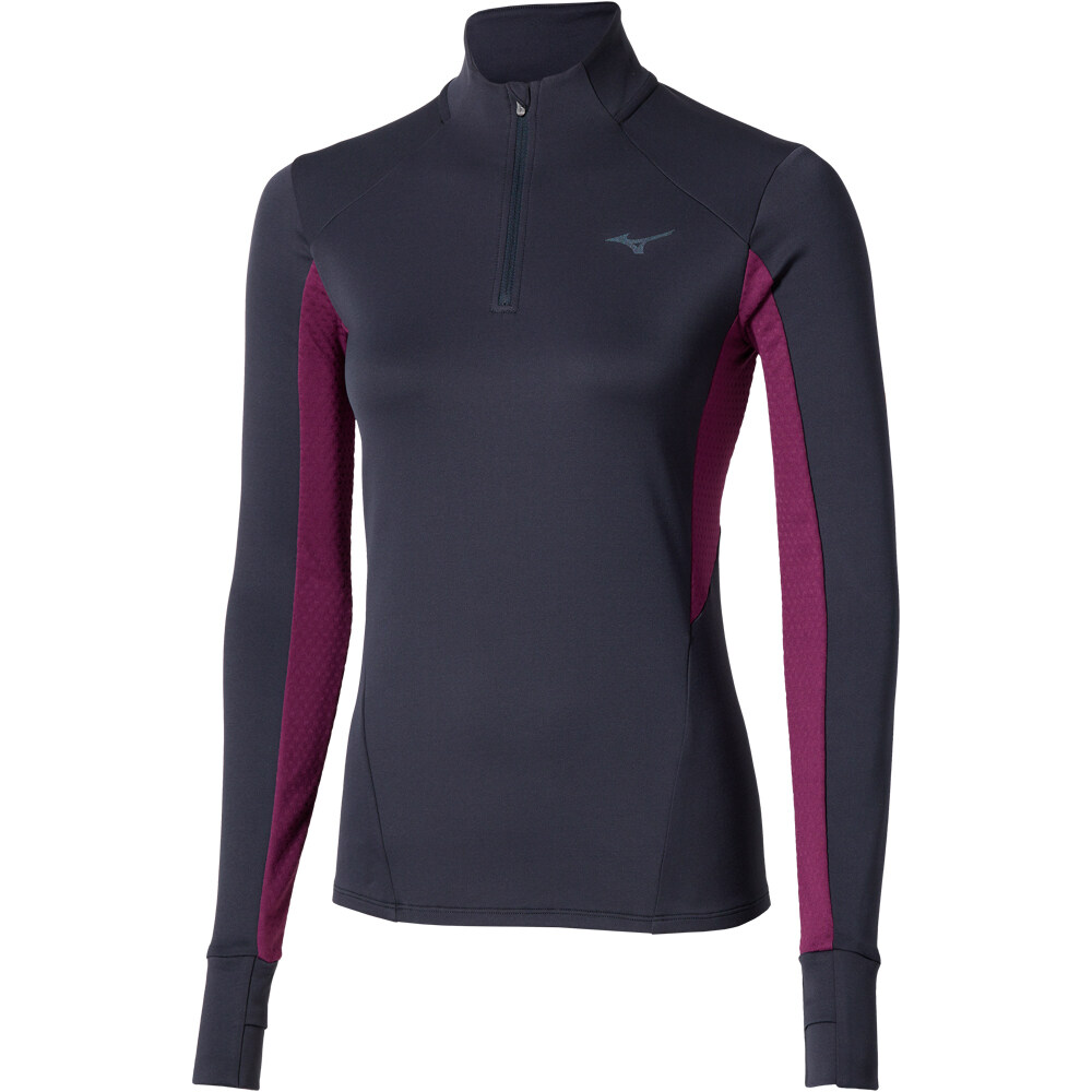 Mizuno camiseta técnica manga larga mujer Active Warm HZ LS vista detalle
