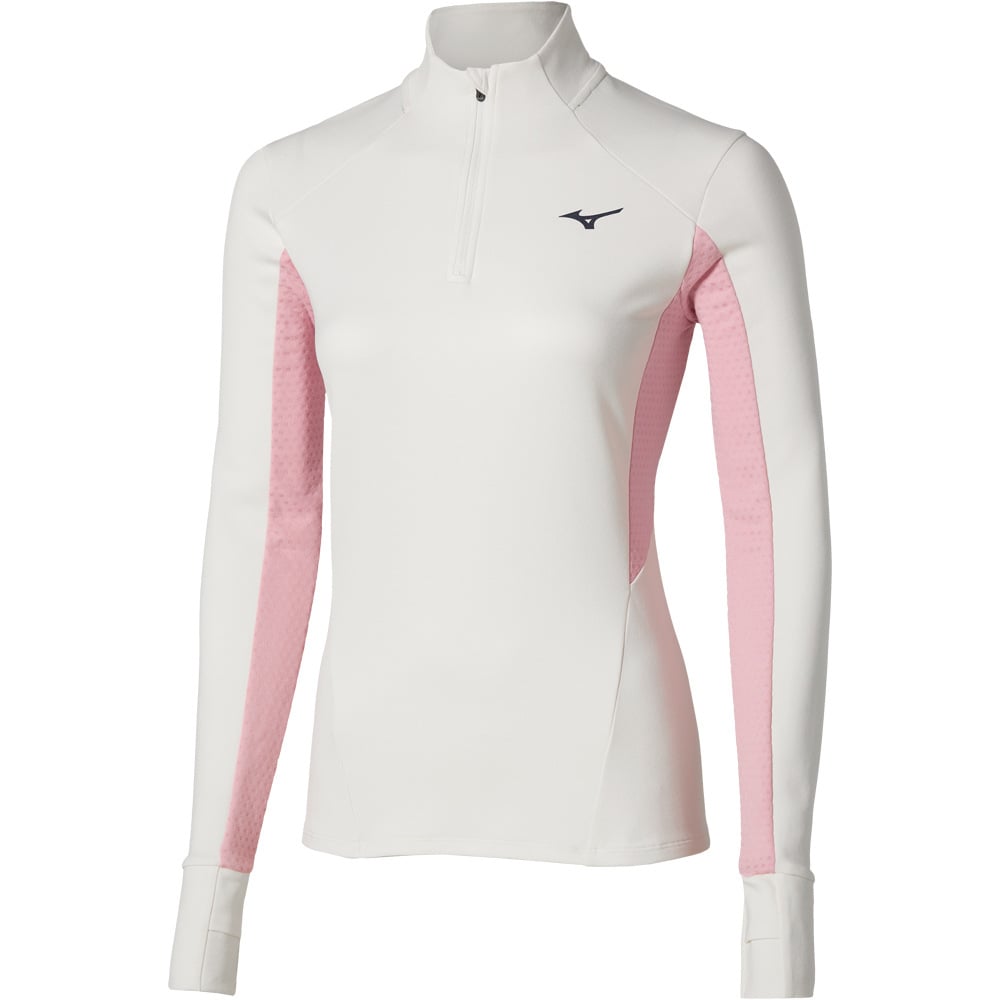 Mizuno camiseta técnica manga larga mujer Active Warm HZ LS vista frontal