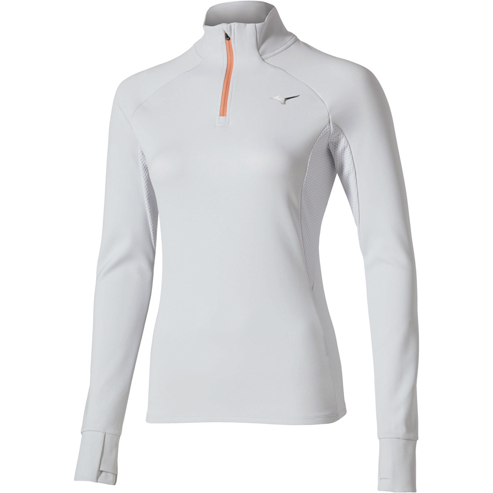 Mizuno camiseta técnica manga larga mujer Active Warmalite HZ LS Top(W) vista frontal