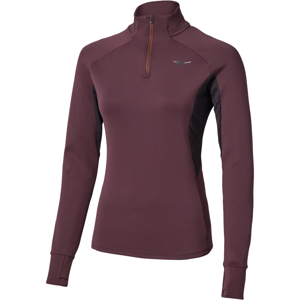Mizuno camiseta técnica manga larga mujer Active Warmalite HZ LS Top(W) vista frontal