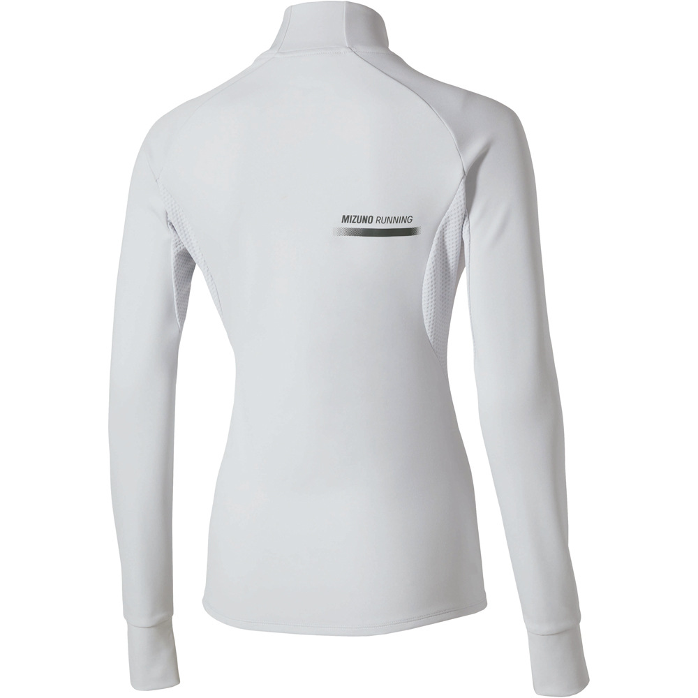 Mizuno camiseta técnica manga larga mujer Active Warmalite HZ LS Top(W) vista trasera