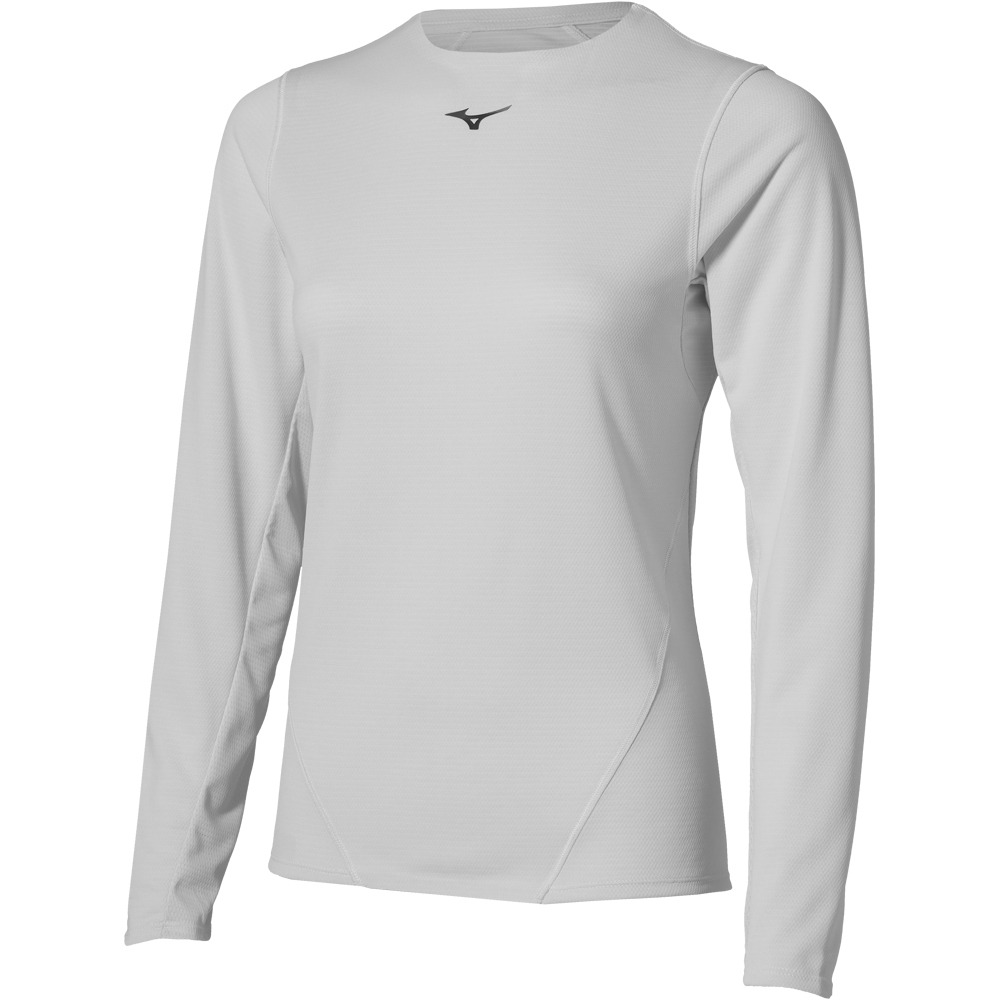Mizuno camiseta técnica manga larga mujer Tech Thermal C BT LS Tee(W) vista frontal