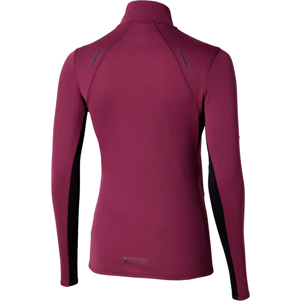 Mizuno camiseta técnica manga larga mujer Tech Thermal Charge HZ LS T vista trasera
