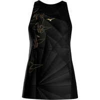 Mizuno camiseta técnica tirantes mujer Active DryAeroFlow Graphic Tank Top vista detalle
