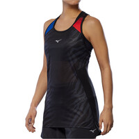 Mizuno camiseta técnica tirantes mujer DryAeroFlow Graphic Tank(W) vista frontal