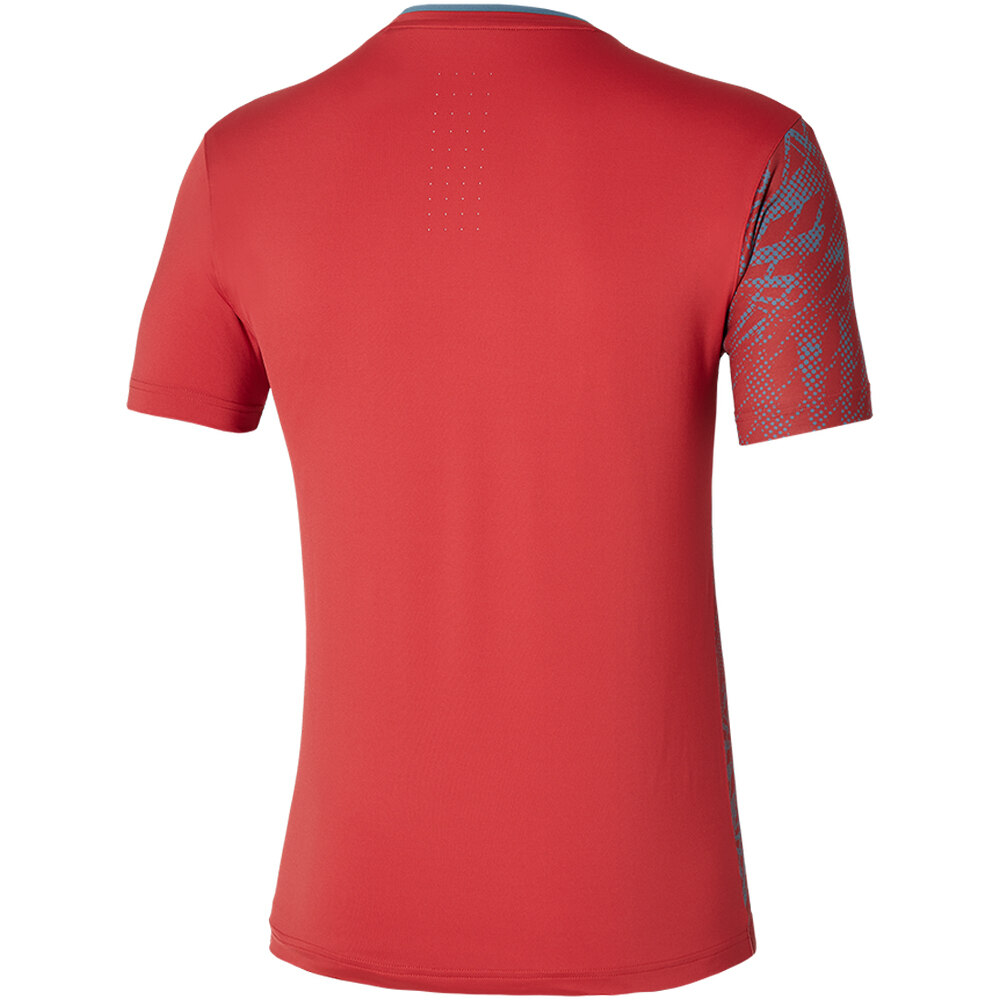 Mizuno camiseta tenis manga corta hombre Mugen Shadow Graphic Tee vista trasera