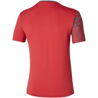 Mizuno camiseta tenis manga corta hombre Mugen Shadow Graphic Tee vista trasera
