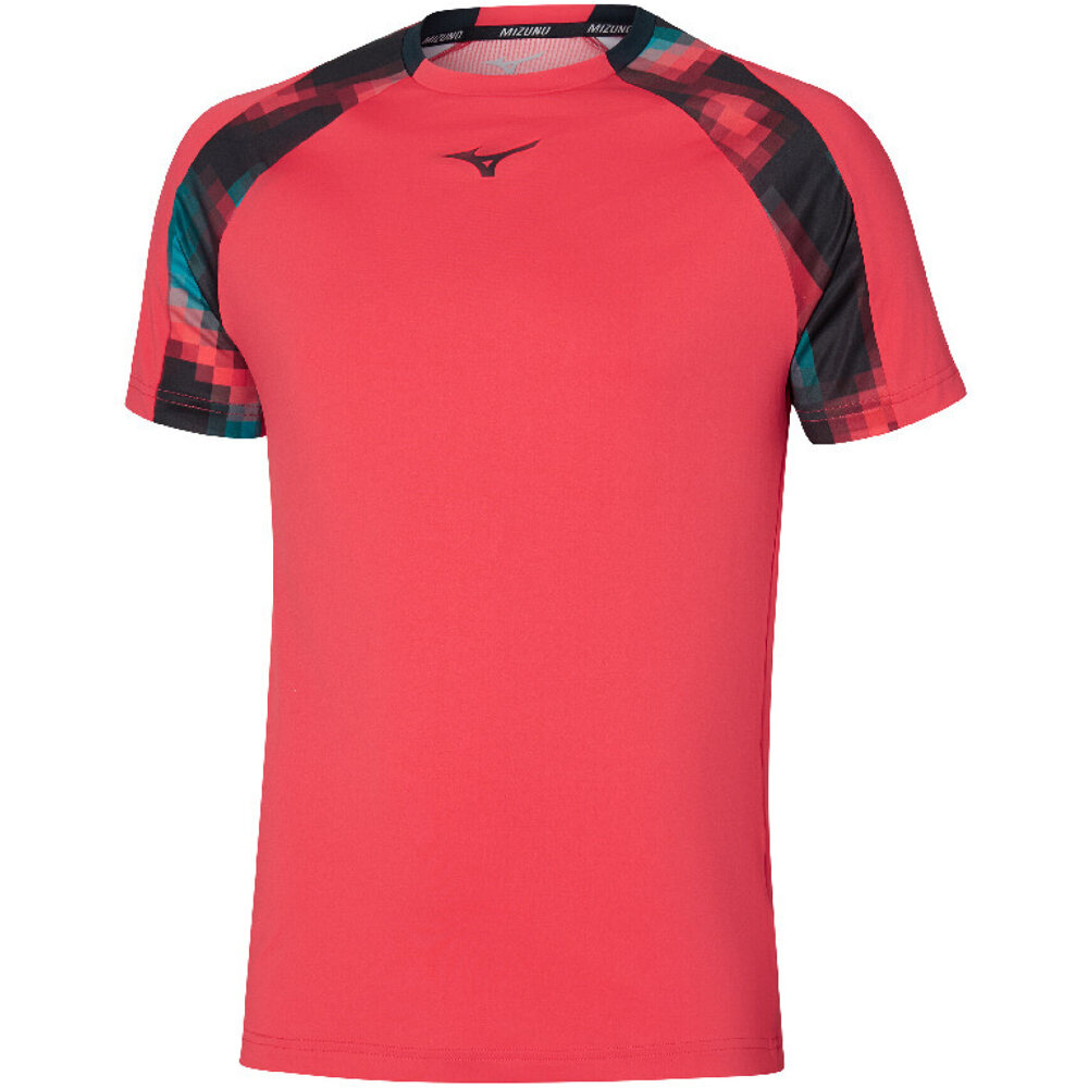 Mizuno camiseta tenis manga corta hombre TENNIS  SHADOW TEE vista frontal