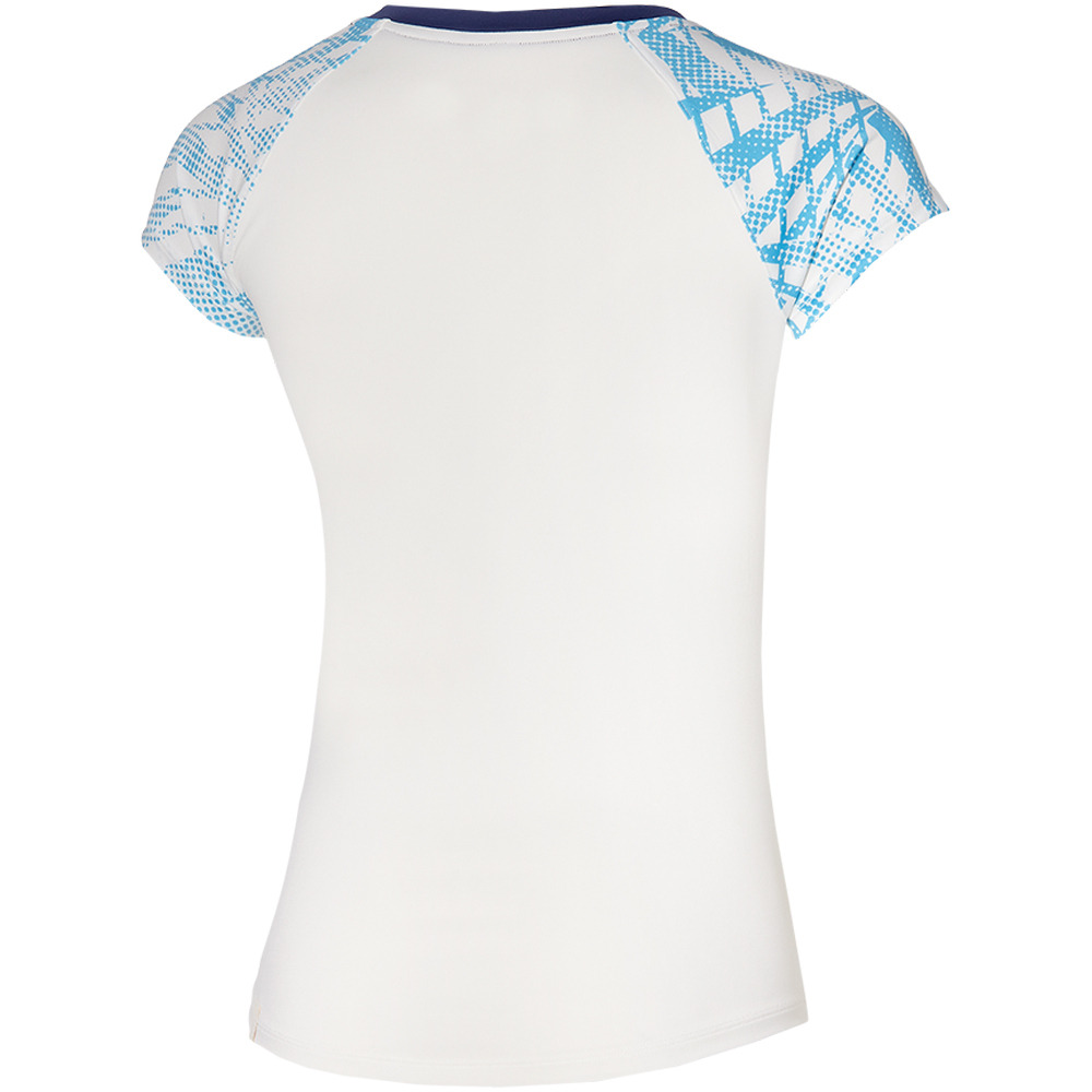 Mizuno camiseta tenis manga corta mujer Mugen Printed Tee(W) vista trasera