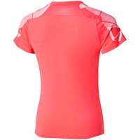 Mizuno camiseta tenis manga corta mujer TENNIS PRINTED S/SLEEVE TEE W vista trasera