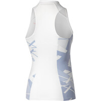 Mizuno camiseta tenis manga corta mujer TENNIS PRINTED TANK  WOS vista trasera