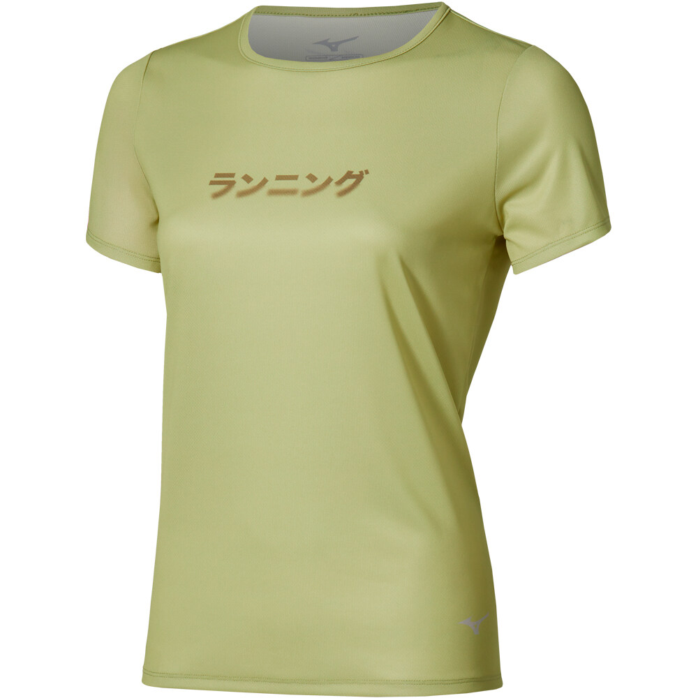 Mizuno camisetas fitness mujer Core Graphic SS Tee(W) vista frontal