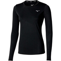 Mizuno camisetas fitness mujer Core Impulse LS tee(W) vista frontal