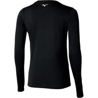 Mizuno camisetas fitness mujer Core Impulse LS tee(W) vista trasera