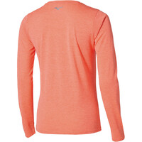 Mizuno camisetas fitness mujer Core Impulse LS tee(W) vista trasera