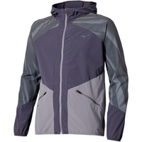 Mizuno CHAQUETA RUNNING HOMBRE Active Alpha Hodded Jacket vista frontal