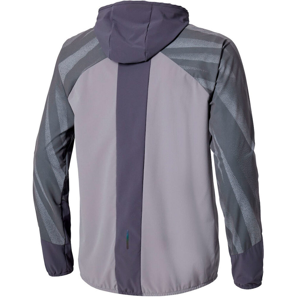 Mizuno CHAQUETA RUNNING HOMBRE Active Alpha Hodded Jacket vista trasera