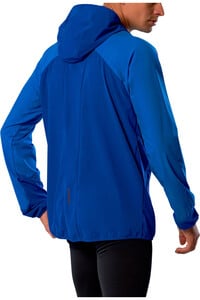 Mizuno CHAQUETA RUNNING HOMBRE Active Warm Hybrid FZ Hd LS vista trasera