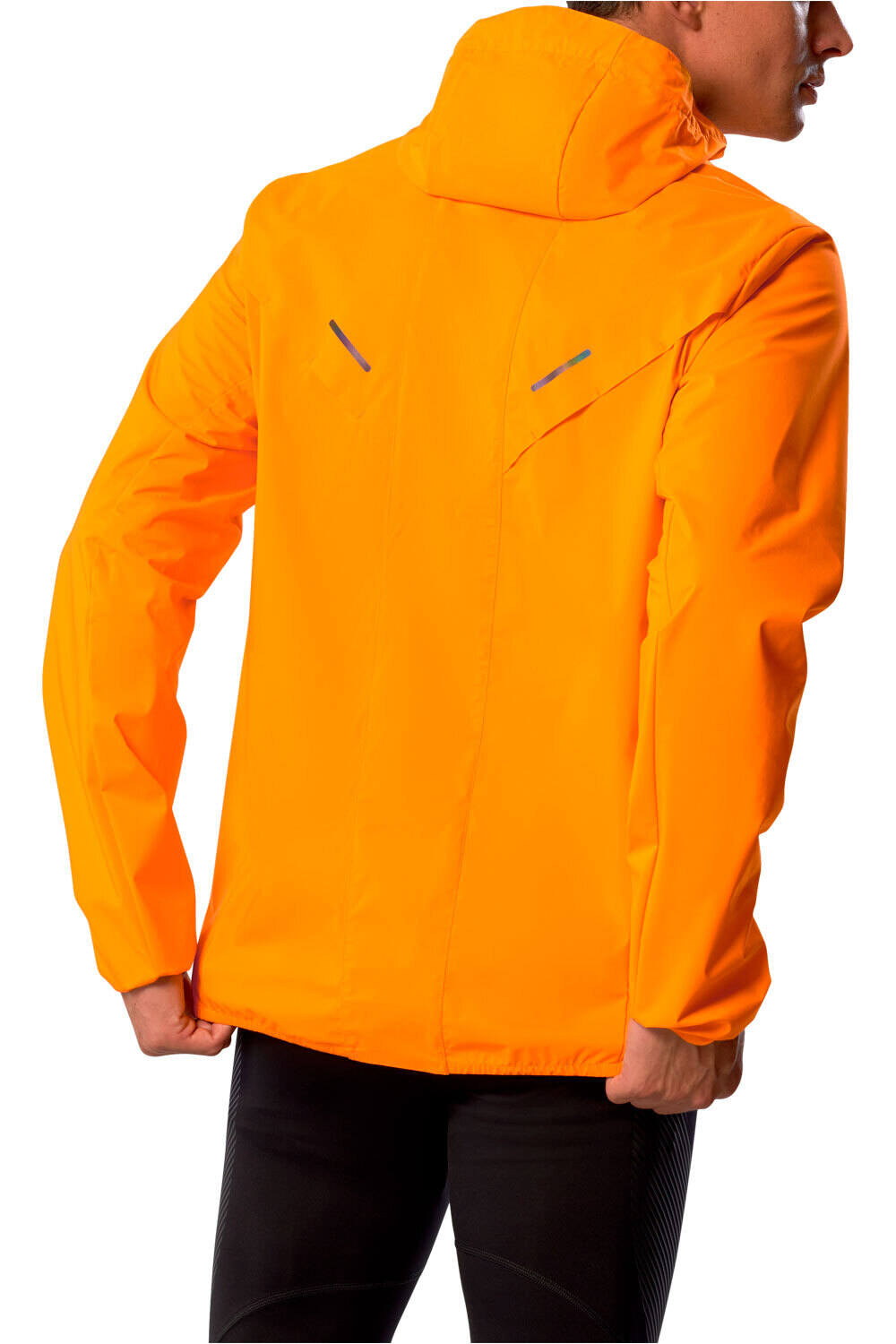 Mizuno CHAQUETA RUNNING HOMBRE Tech Thermal Charge Hdd Jkt vista trasera