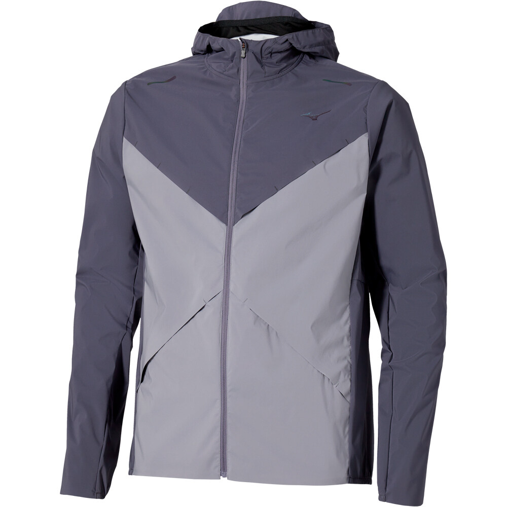 Mizuno CHAQUETA RUNNING HOMBRE Tech Thermal Charge Hdd Jkt(M) vista frontal