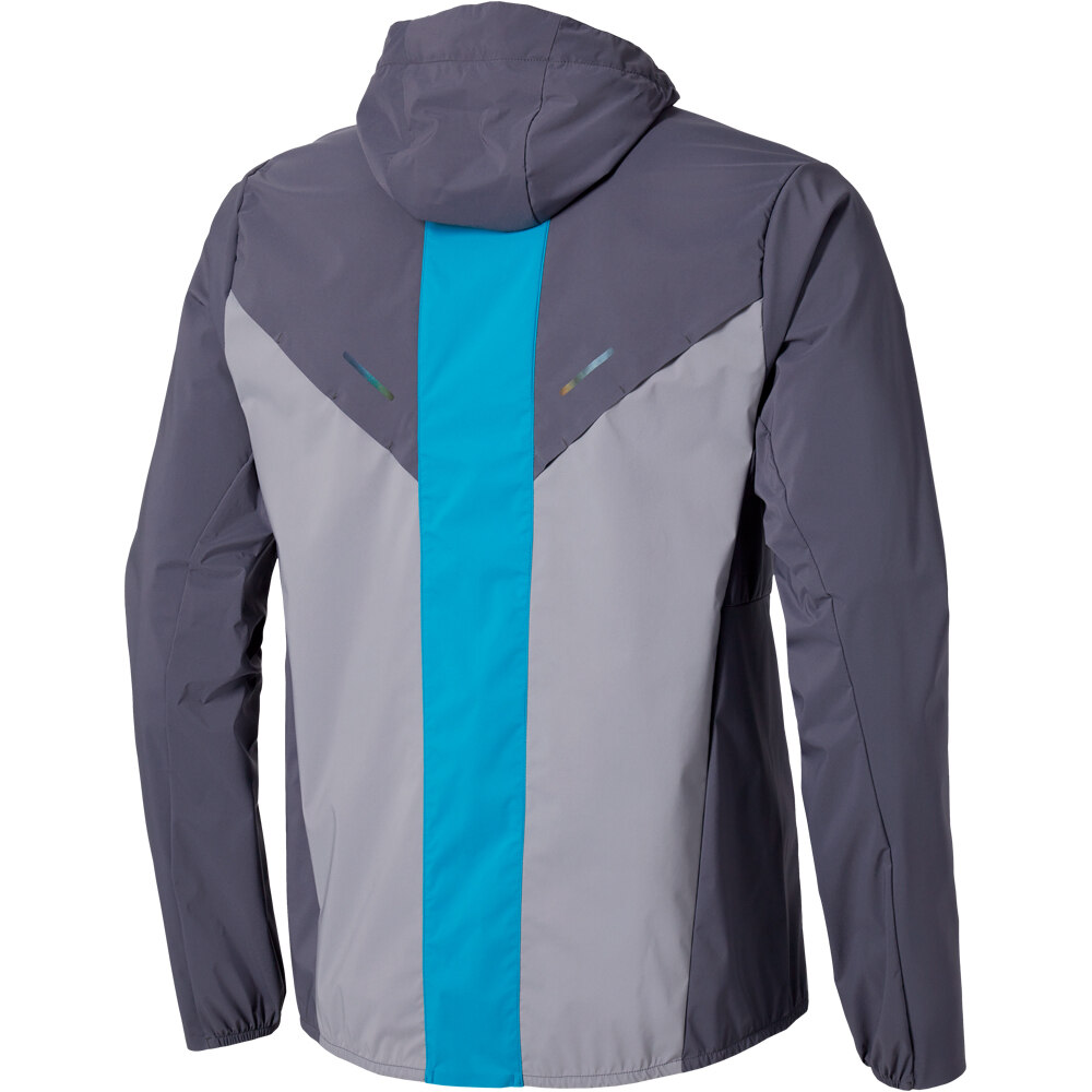 Mizuno CHAQUETA RUNNING HOMBRE Tech Thermal Charge Hdd Jkt(M) vista trasera