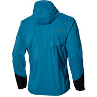 Mizuno CHAQUETA RUNNING HOMBRE Waterproof 20K HoodedJacket vista trasera