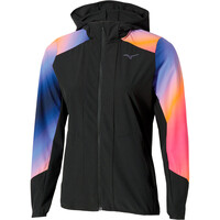 Mizuno CHAQUETA RUNNING MUJER Active Alpha Hodded Jacket vista detalle