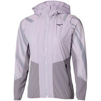 Mizuno CHAQUETA RUNNING MUJER Active Alpha Hodded Jacket vista frontal