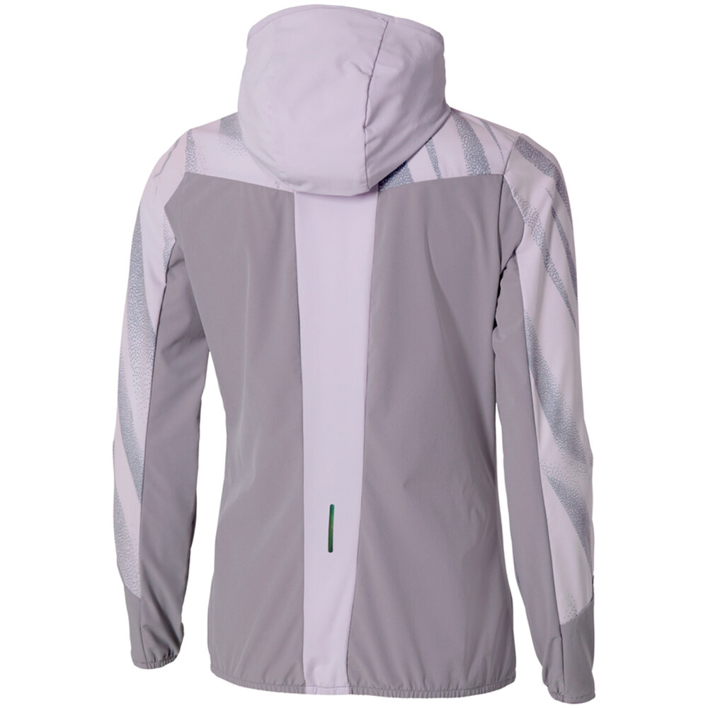 Mizuno CHAQUETA RUNNING MUJER Active Alpha Hodded Jacket vista trasera