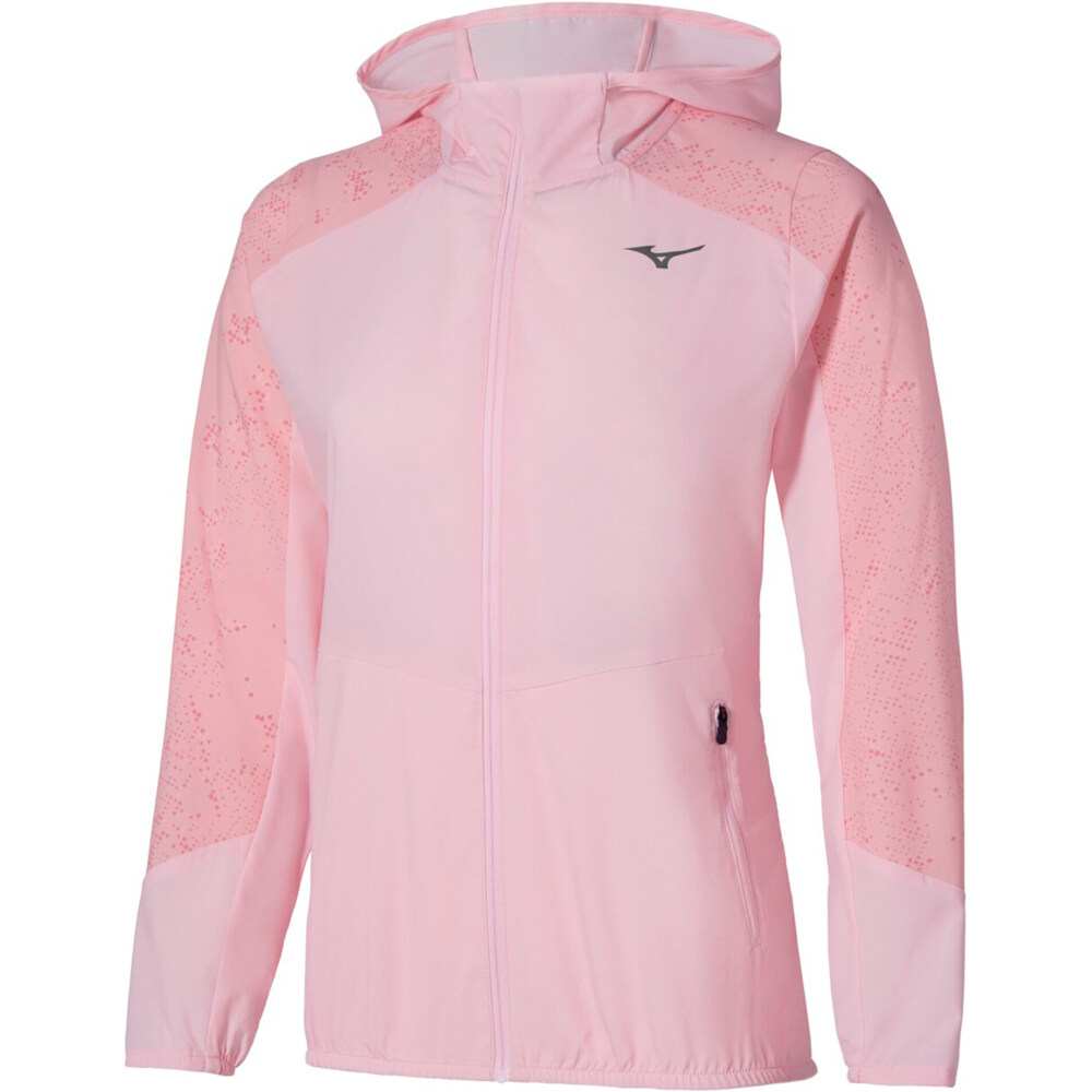 Mizuno Chaqueta Running Mujer Active Alpha Hooded Jacket vista frontal