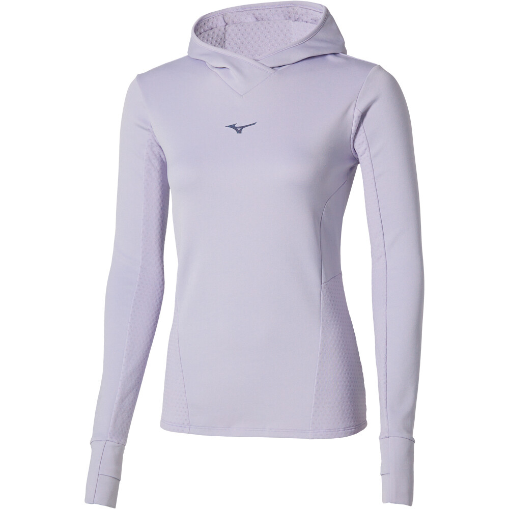 Mizuno CHAQUETA RUNNING MUJER Active Warm Hdd LS(W) vista frontal