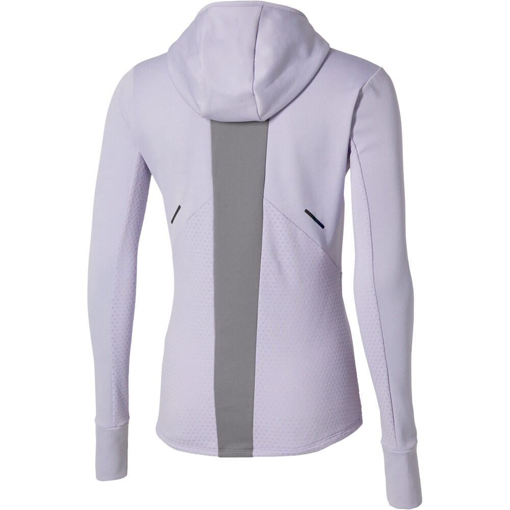 Mizuno CHAQUETA RUNNING MUJER Active Warm Hdd LS(W) vista trasera