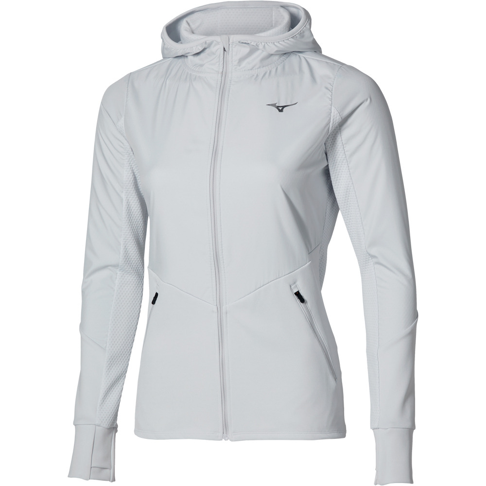 Mizuno Chaqueta Running Mujer Active WL H FZ Hd LS Top(W) vista frontal