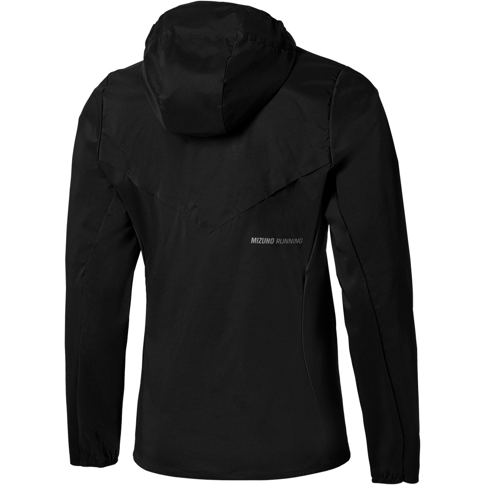 Mizuno Chaqueta Running Mujer Tech TC BT Hooded Jacket(W) vista trasera
