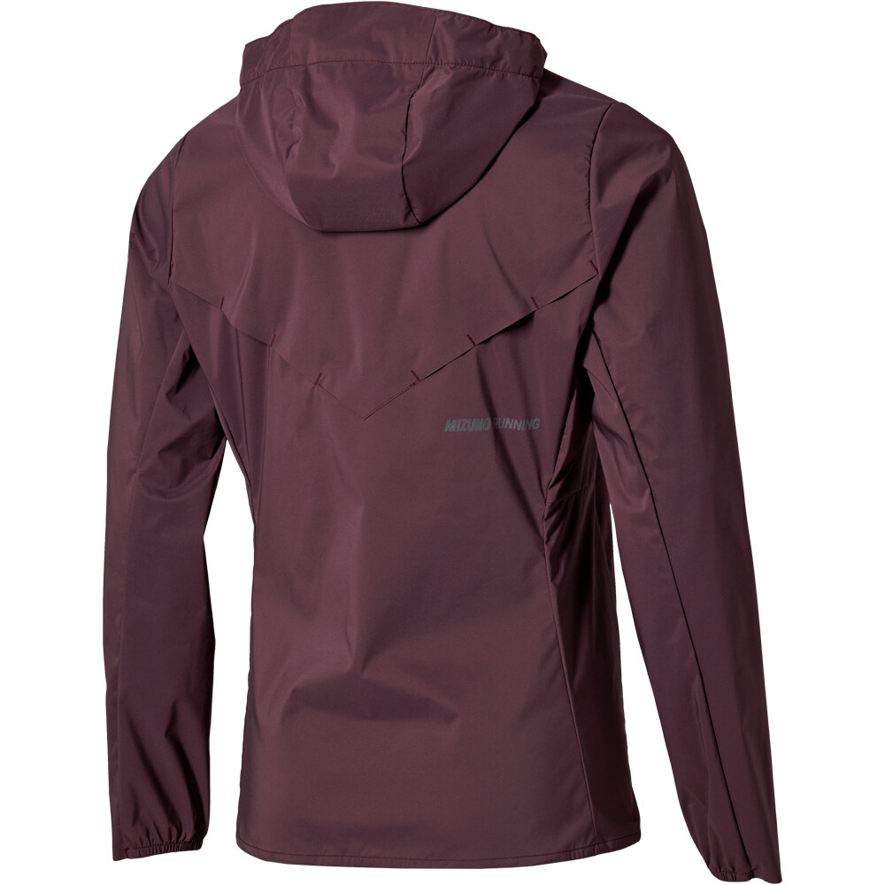 Mizuno Chaqueta Running Mujer Tech TC BT Hooded Jacket(W) vista trasera