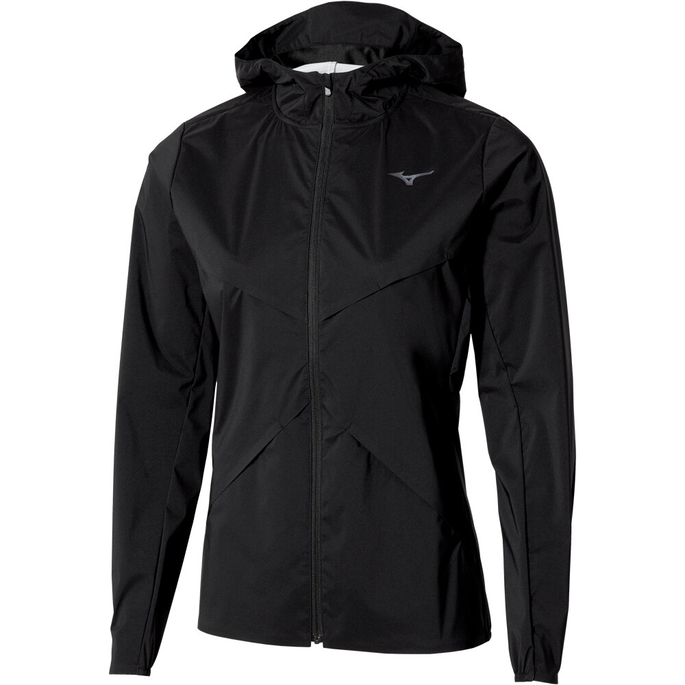 Mizuno CHAQUETA RUNNING MUJER Tech Thermal Charge Hdd Jkt vista frontal