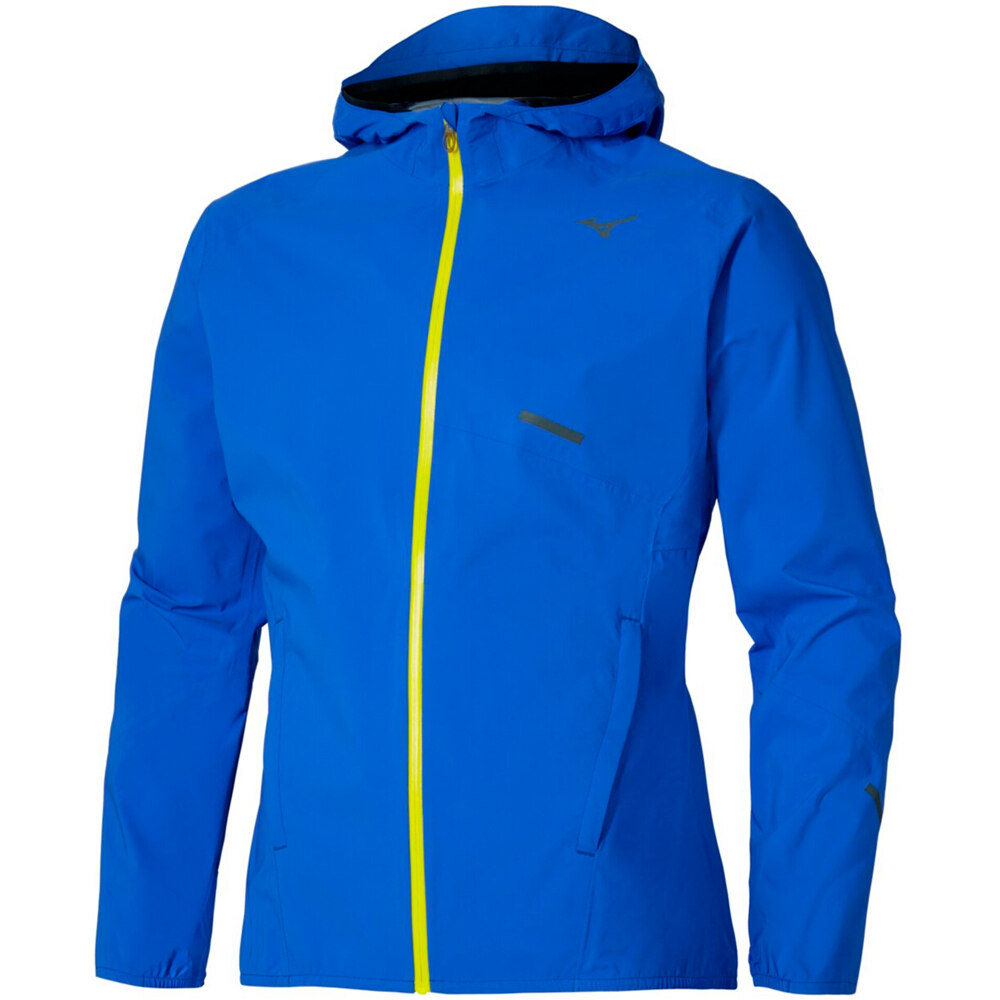 Mizuno CHAQUETA TRAIL RUNNING HOMBRE Trail Waterproof 20K Hooded Jacket vista frontal