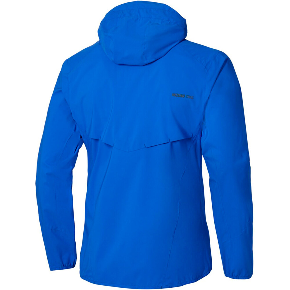 Mizuno CHAQUETA TRAIL RUNNING HOMBRE Trail Waterproof 20K Hooded Jacket vista trasera