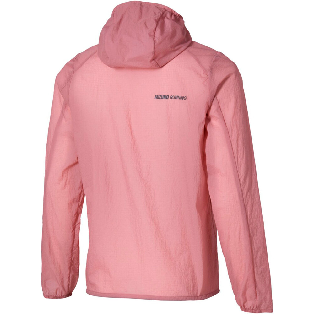 Mizuno CHAQUETA TRAIL RUNNING MUJER Tech Light Hodded Jacket vista trasera