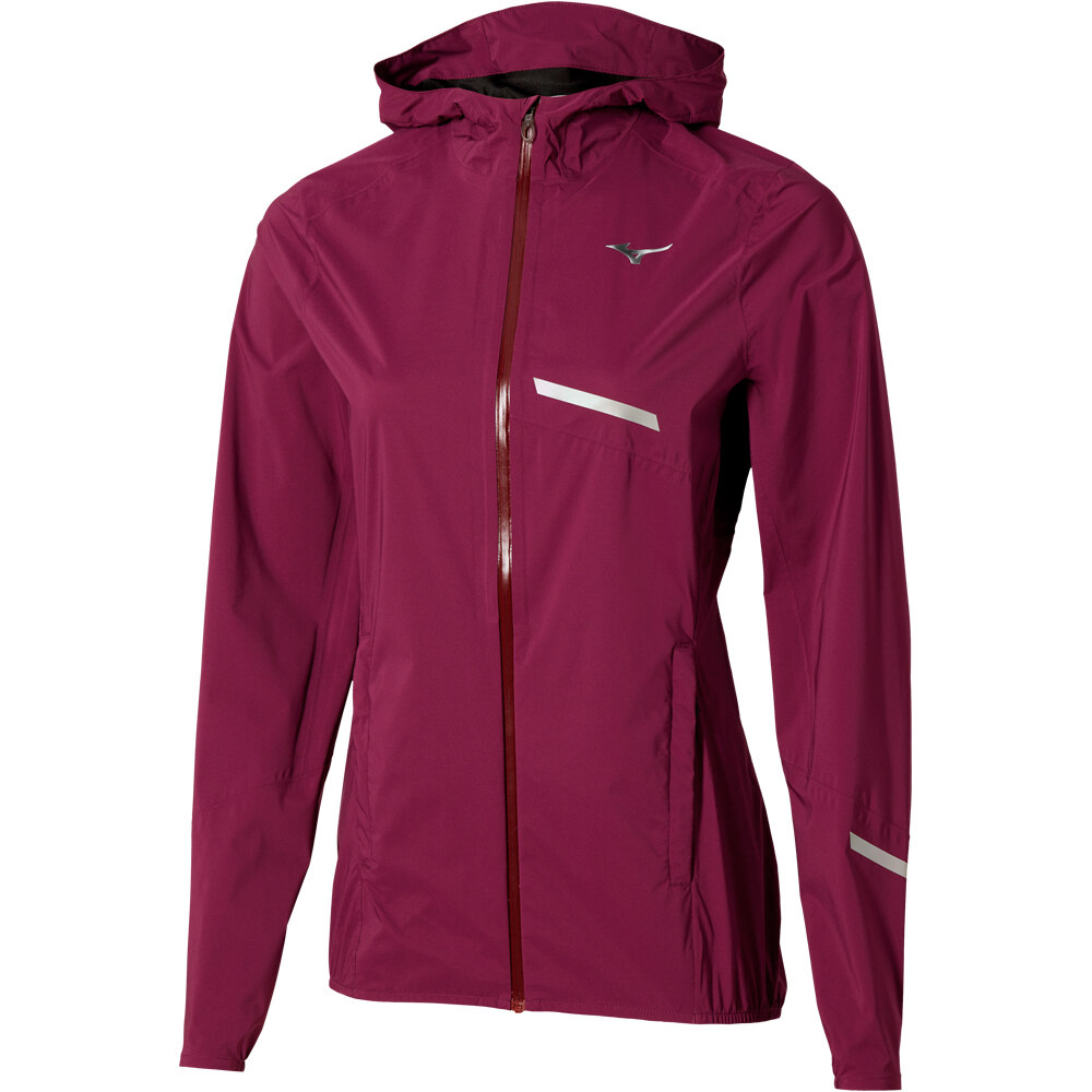 Mizuno CHAQUETA TRAIL RUNNING MUJER Waterproof 20K ER Jacket vista frontal