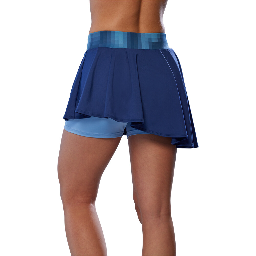 Mizuno falda tenis TENNIS  FLYING SKIRT W vista trasera