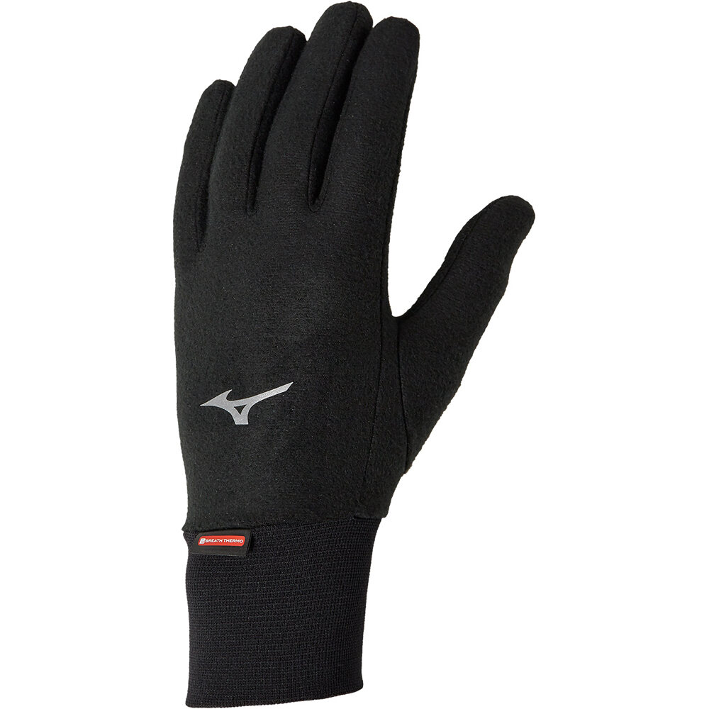 Mizuno guantes running BT Mid Weight Fleece Glove vista frontal