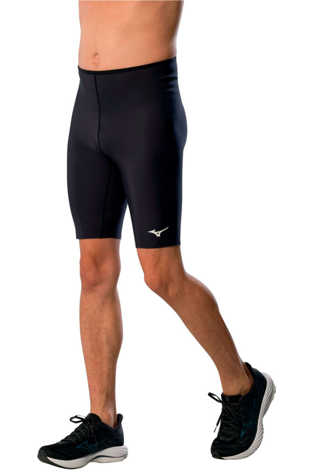 Mizuno malla corta running hombre Biogear Sonic Tight vista frontal