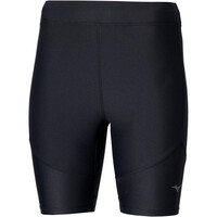 Mizuno malla corta running mujer Alpha Mid Tight vista detalle