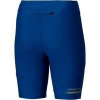 Mizuno malla corta running mujer Alpha Mid Tight vista trasera