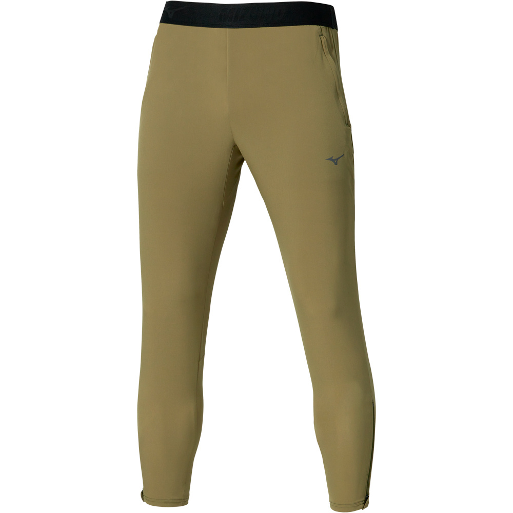 Mizuno malla larga running hombre Active Alpha long Pants vista frontal