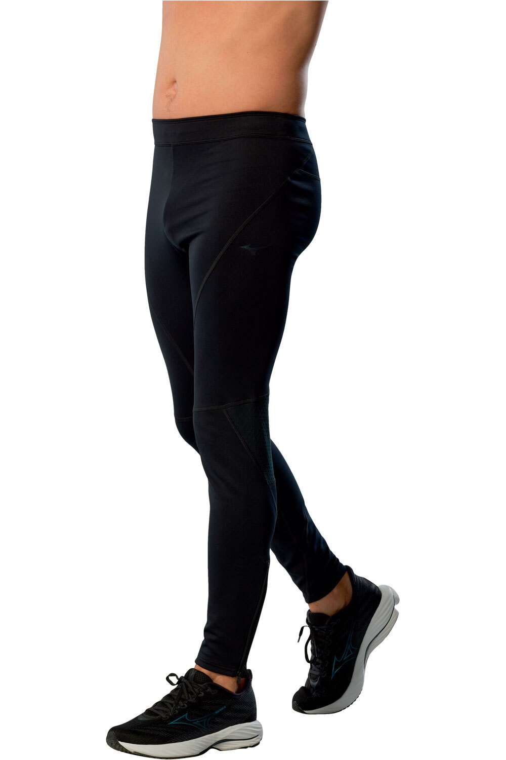 Mizuno malla larga running hombre Active Warmalite Long Tight vista frontal