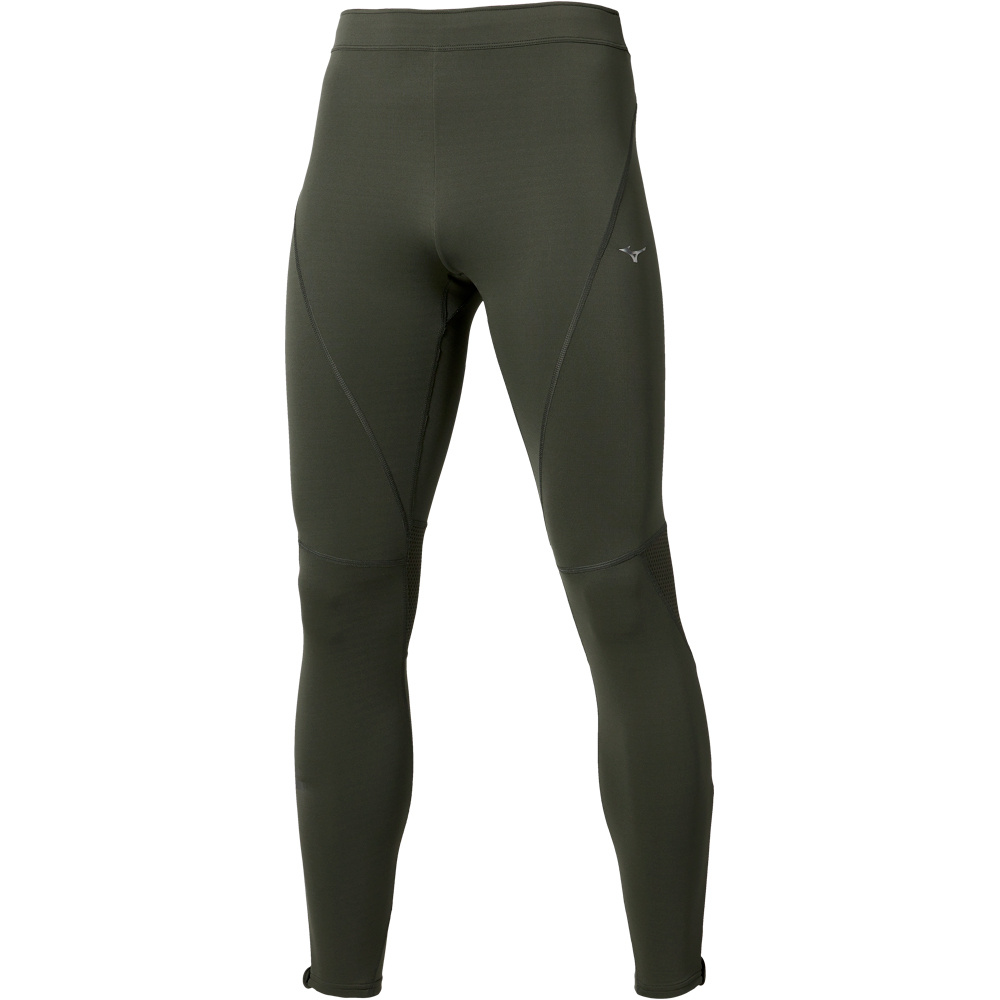 Mizuno malla larga running hombre Active Warmalite Long Tight vista frontal